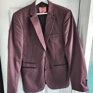 Guess - Men's Blazer in Burgundy, Size M